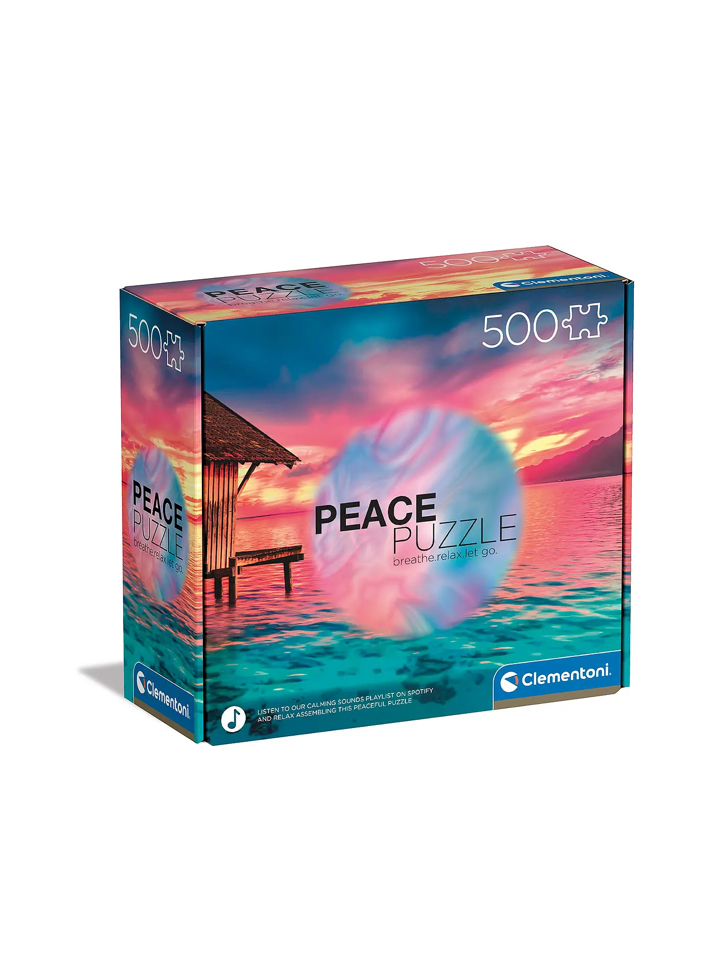 CLEMENTONI | Puzzle - Peace Living the Present 500 Teile | 